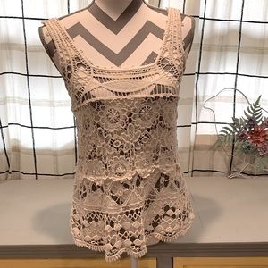 Pins and needles crochet top